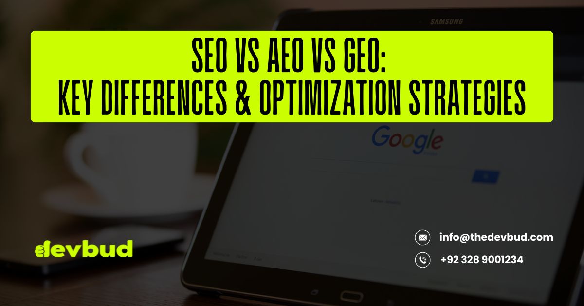 SEO vs AEO vs GEO